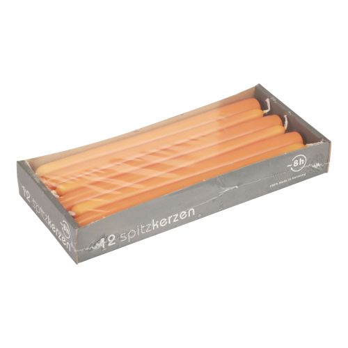 položky Svíčky kuželové Svíčky Wenzel oranžové 250/23mm 12 ks