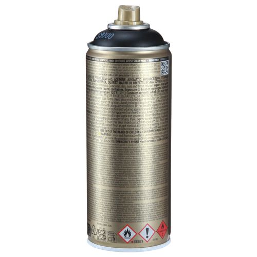 položky Barva ve spreji černá Montana Gold akrylová barva ve spreji 400ml