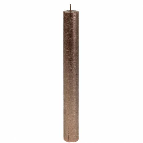Svíčky přes barevnou měděnou metalízu 34mm×240mm 4ks