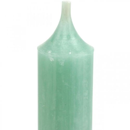 Svíčky krátké Svíčky Green Jade na poutko Ø21/110mm 6ks