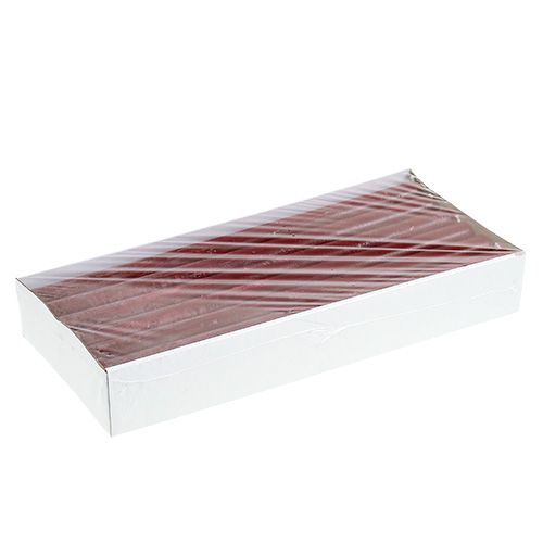 Floristik24 Svíčka 21mm x 300mm tmavě červená probarvená 12ks