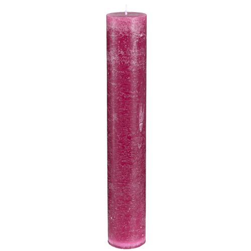 položky Svíčky tyčové jednobarevné svíčky Berry 50x300mm 4 ks