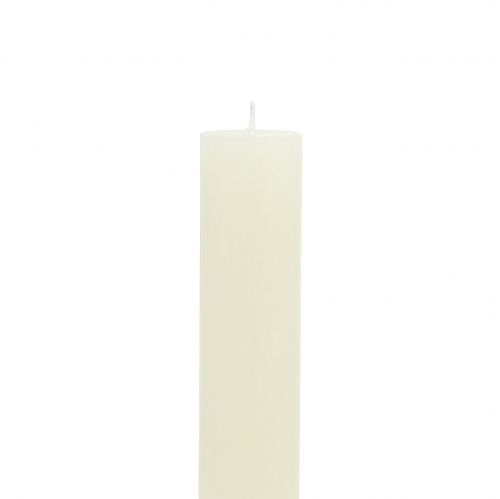 položky Kuželové svíčky jednobarevné krémové 34mm x 300mm 4ks