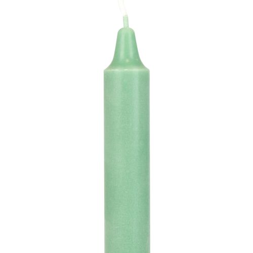 PURE Taper Candles Green Emerald Wenzel Candles 250/23mm 4ks