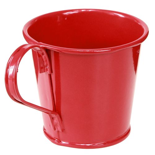 položky Kovový svícen, červený, V6cm, 6ks