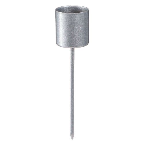 položky Tyčový svícen na zasunutí svícen stříbrná šedá Ø2,5cm H11cm 16 ks