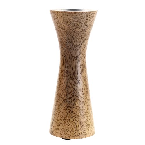 položky Stojan na tyčový svícen dřevěný svícen přírodní Ø6cm V20cm
