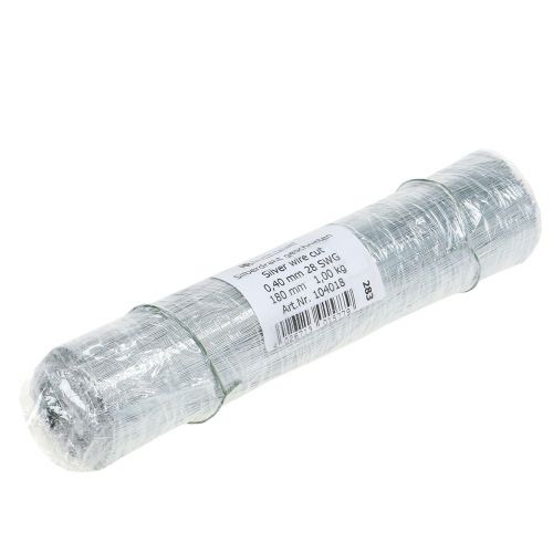položky Připojovací drát, stříbrný drát pozinkovaný Ø0,4mm L180mm 1kg