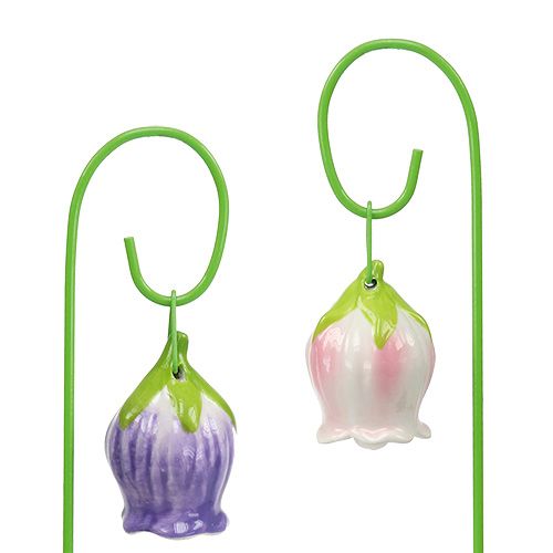 Floristik24 Zátka keramické květiny 5cm 28cm 8ks