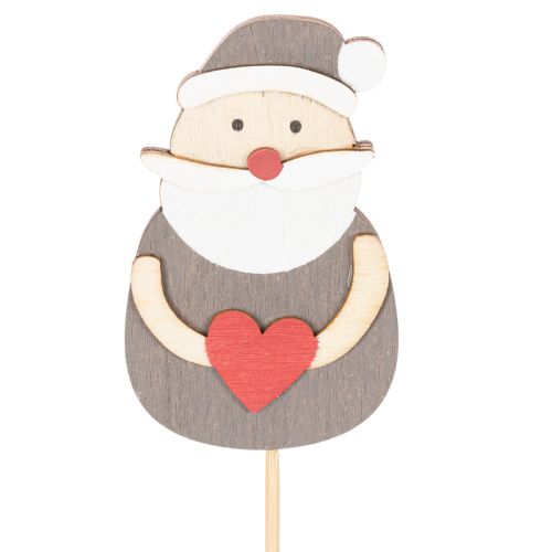 Dekorativní Santa Clausovy kůly na květinová aranžmá a rostliny v květináčích, 31 cm, 12 kusů | Floristik24.cz