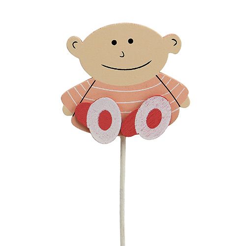 Floristik24 Zástrčka Baby 5cm L25cm Růžová 20 ks