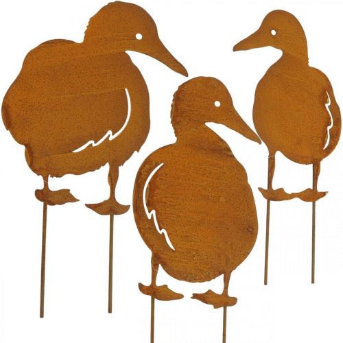 položky Patinové zahradní kůl kachny V33cm/35cm/37cm sada 3 ks