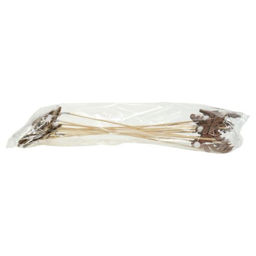 položky Zástrčka sobí příroda, bílá 8,5cm L37cm