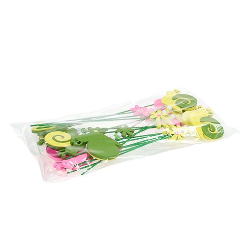 Floristik24 Plug hlemýžď barevné asst. 7,5 cm 16 kusů