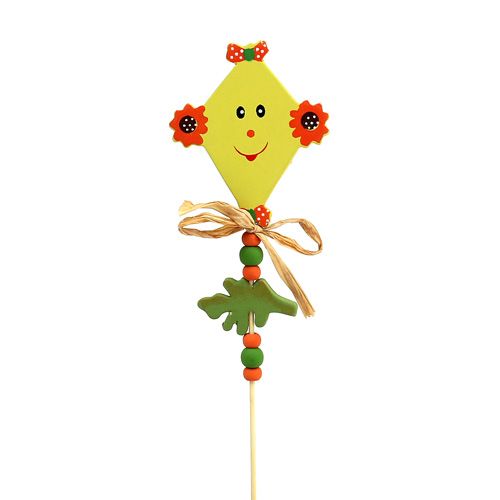 Zátky na květiny dračí žlutá L31cm 4ks