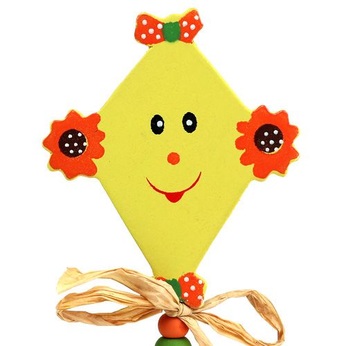 Floristik24 Zátky na květiny dračí žlutá L31cm 4ks