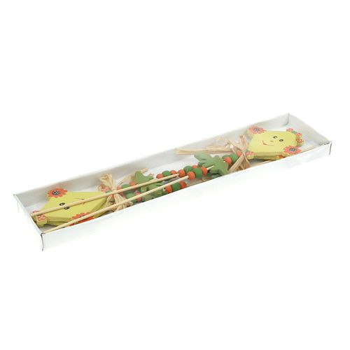 Floristik24 Zátky na květiny dračí žlutá L31cm 4ks