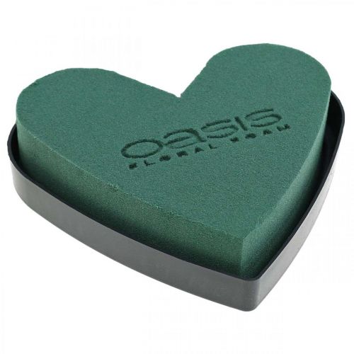 položky Zásuvný materiál srdce s podstavcem 13cm 6 ks