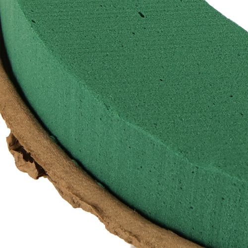 položky Květinový věnec z pěny, mokrá květinová pěna na kartonu Ø30cm 2 ks
