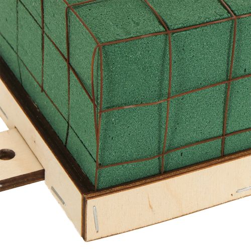 položky Květinová pěnová cihlová podstava ze dřeva Florette Eco 12×10cm