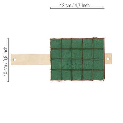 položky Květinová pěnová cihlová podstava ze dřeva Florette Eco 12×10cm