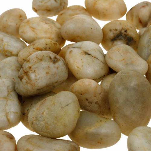 Říční oblázky přírodní krém 2-4cm 1kg