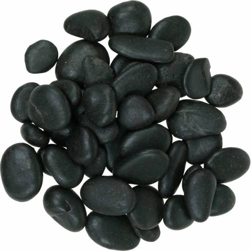 položky Říční oblázky přírodní černé 2-3cm 1kg