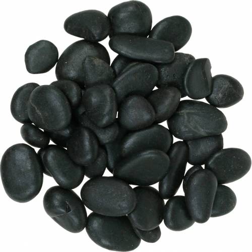 Floristik24 River Pebbles Natural Black 2-3cm 1kg