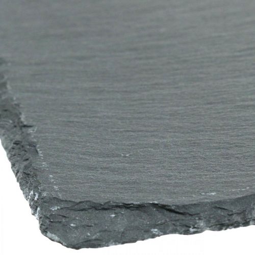 Floristik24 Přírodní břidlice, kamenný podnos, břidlice antracit 45×30cm