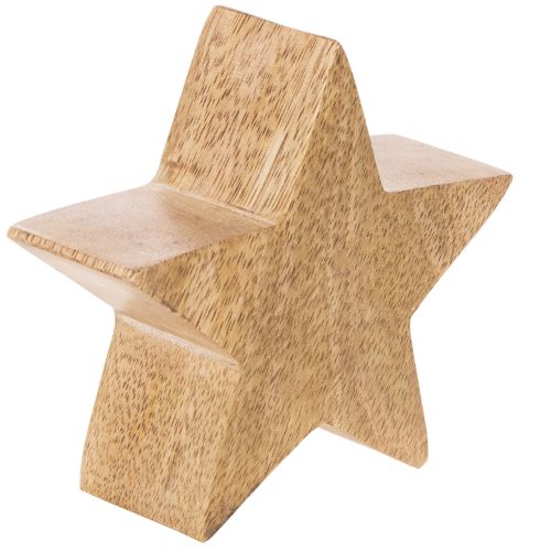 Dekorativní figurka hvězdy, stolní dekorace, 10 cm, 3 kusy | Floristik24.cz