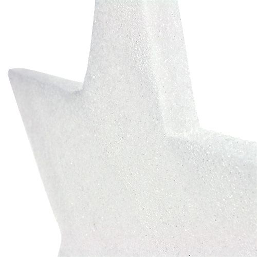 Floristik24 Hvězda velká k zavěšení bílá 45cm L56cm 1ks