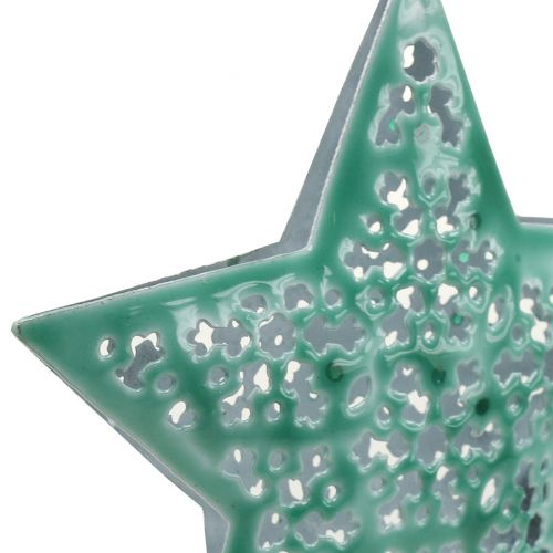položky Hvězda k zavěšení mátově zelená 15cm