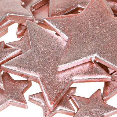 položky Hvězdná dekorace vánoční růžová Ø3/5/7cm – 2. volba – 44 ks