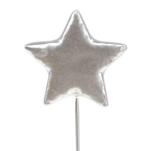 položky Hvězdy na drátu stříbrné 5cm L23cm 48ks