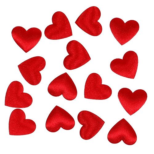 Floristik24 Látkové srdce na sypání červené 800 kusů