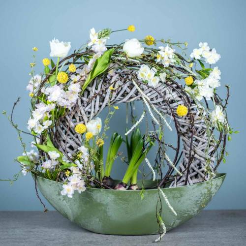 Floristik24 Kytice s hyacinty a tulipány umělá 34cm