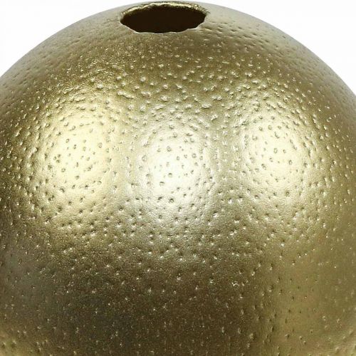 položky Dekorace z pštrosích vajec vyfouknutá Velikonoční dekorace zlatá Ø12cm V14cm