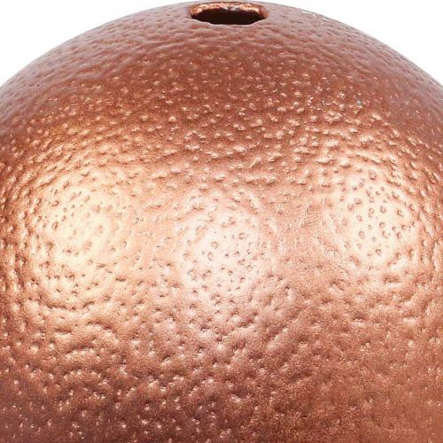 položky Dekorace z pštrosích vajec vyfouknutá Velikonoční dekorace měděná Ø12cm V14cm
