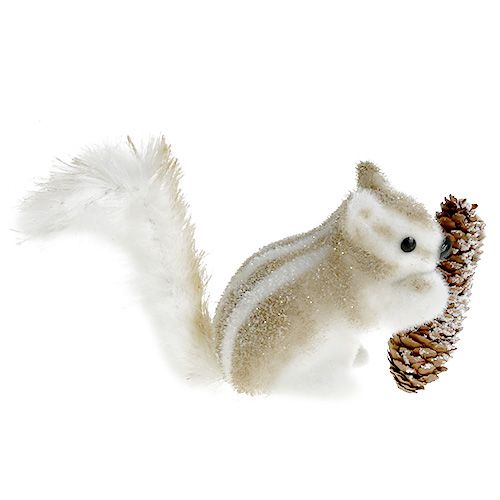 Floristik24 Chipmunk hnědý se šiškami 21x14cm