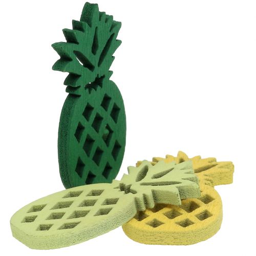 položky Bodová dekorace dřevěný ananas 3,5cm 72 ks