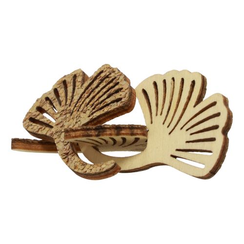 položky Bodová dekorace zlatá gingko dekorace gingko list třpytky 3×4cm 72 ks