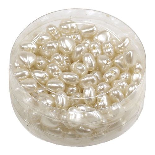 Floristik24 Scatter heart cream 1cm 144p