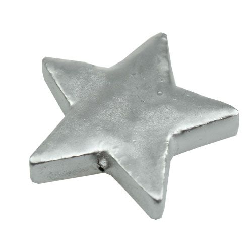 položky Rozptylové hvězdy stříbrné Ø4cm-5cm 72p