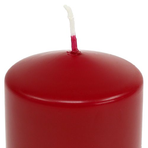 položky Sloupkové svíčky červené Adventní svíčky staré červené 120/50mm 24ks
