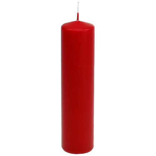 Pilířové svíčky červené Adventní svíčky svíčky červené 200/50mm 24 ks