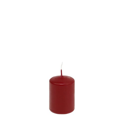 položky Svíčky sloupkové V70mm Ø50mm svíčky staré červené 12ks