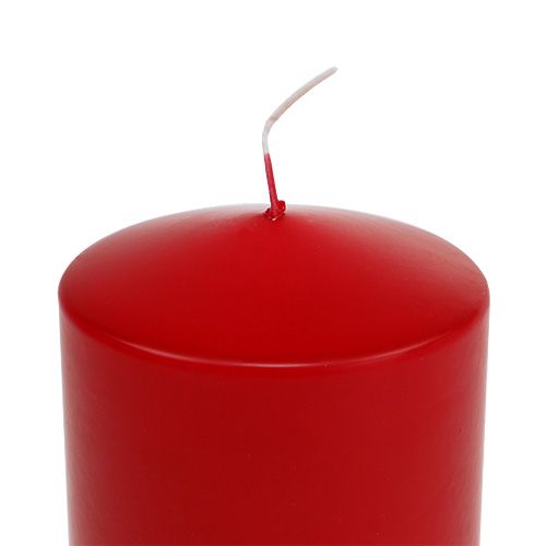 položky Sloupové svíčky 130/100 červené 4 ks