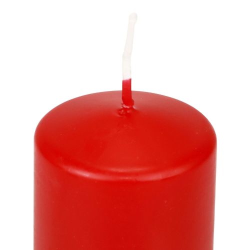 položky Pilířové svíčky červené Adventní svíčky svíčky červené 70/50mm 24 ks