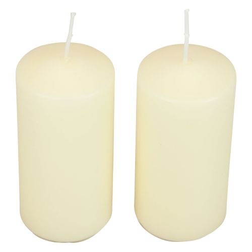 položky Svíčky na sloupky V100 Ø50cm Krémové svíčky 12 ks