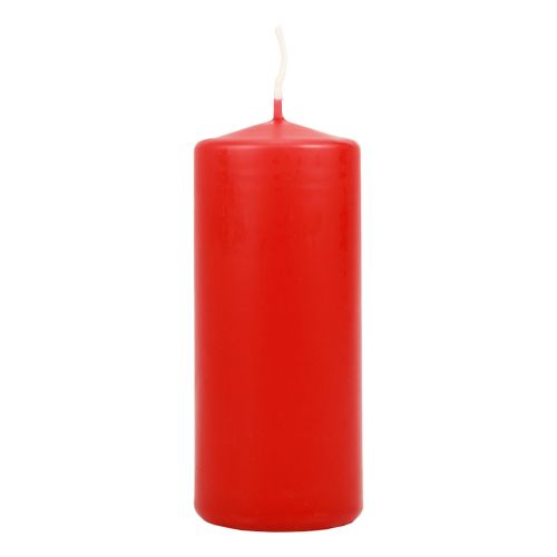 Floristik24 Pilířové svíčky červené Adventní svíčky svíčky červené 120/50mm 24ks